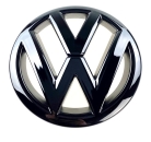 VW rear emblem glossy black piano finish